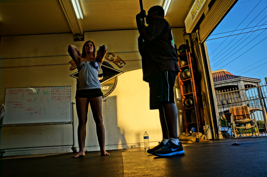 Emily teaches Desmond 'the clean.'