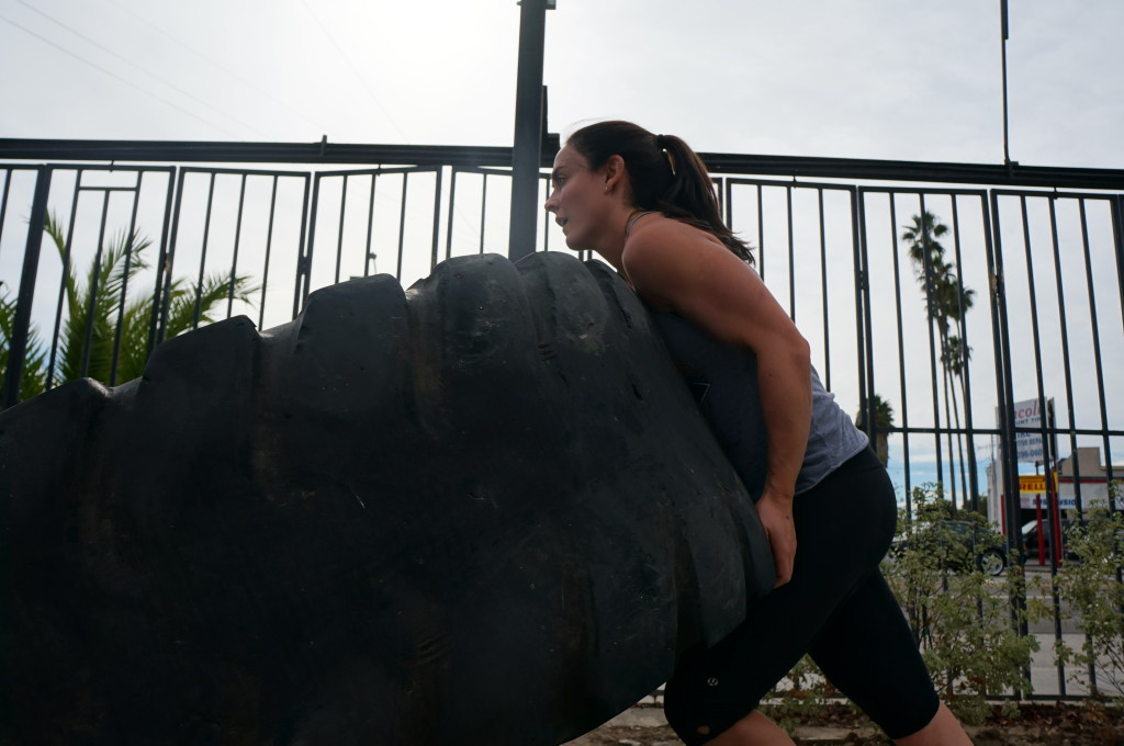 Tire flips!